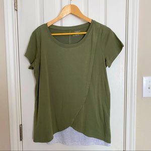 Motherhood Maternity open-front nursing tee